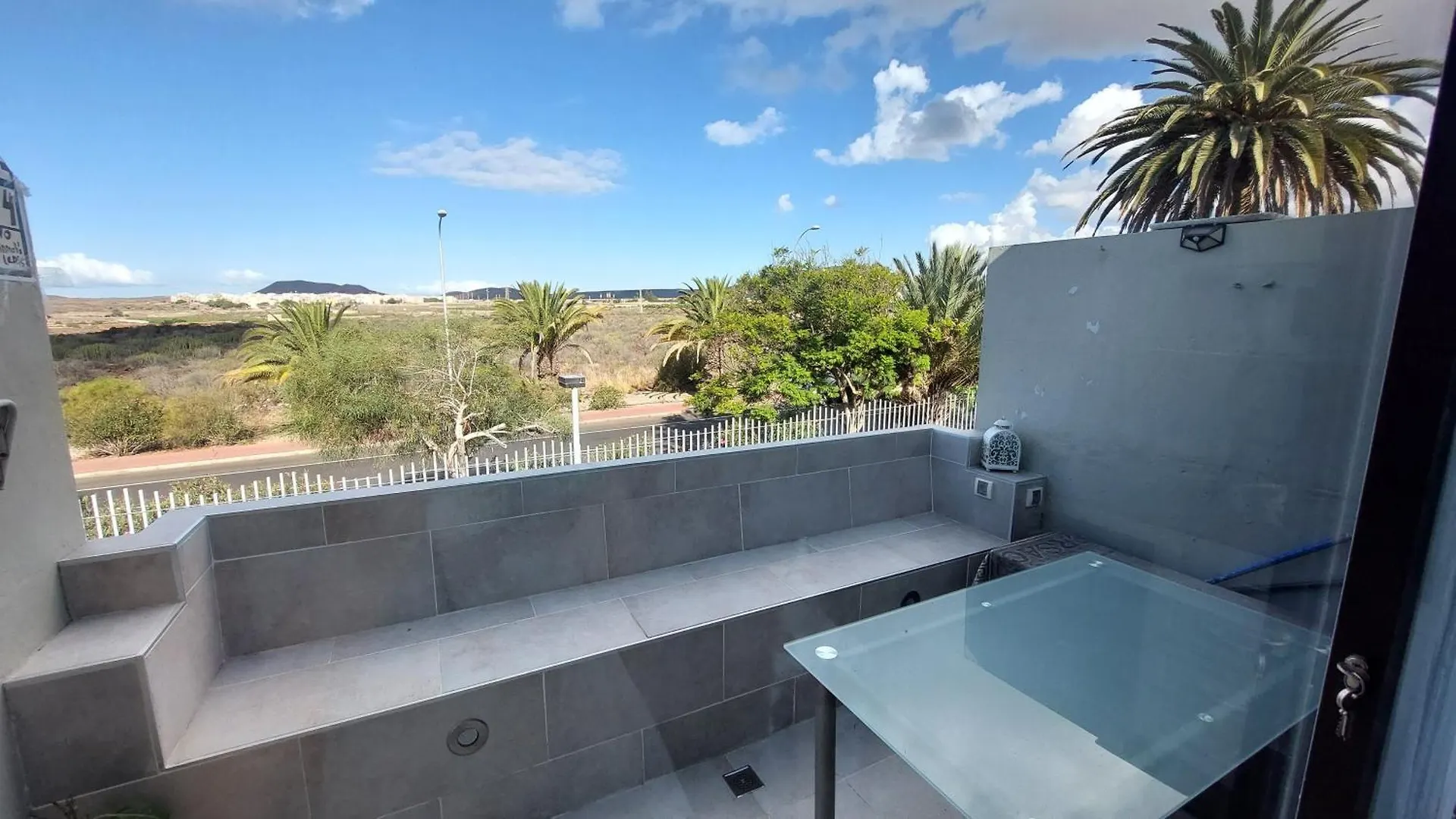 Sunny Terrace With Open View And Big Pool In South Tenerife Costa Del Silencio 0*,